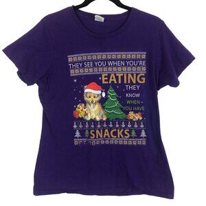 Husky They see you when you’re eating they know when you have snacks Tee